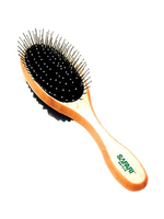 Coastal Pet Products Safari Pin and Bristle Combo Dog Brush - Green Medium