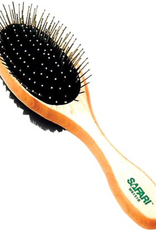 Coastal Pet Products Safari Pin and Bristle Combo Dog Brush - Green Medium