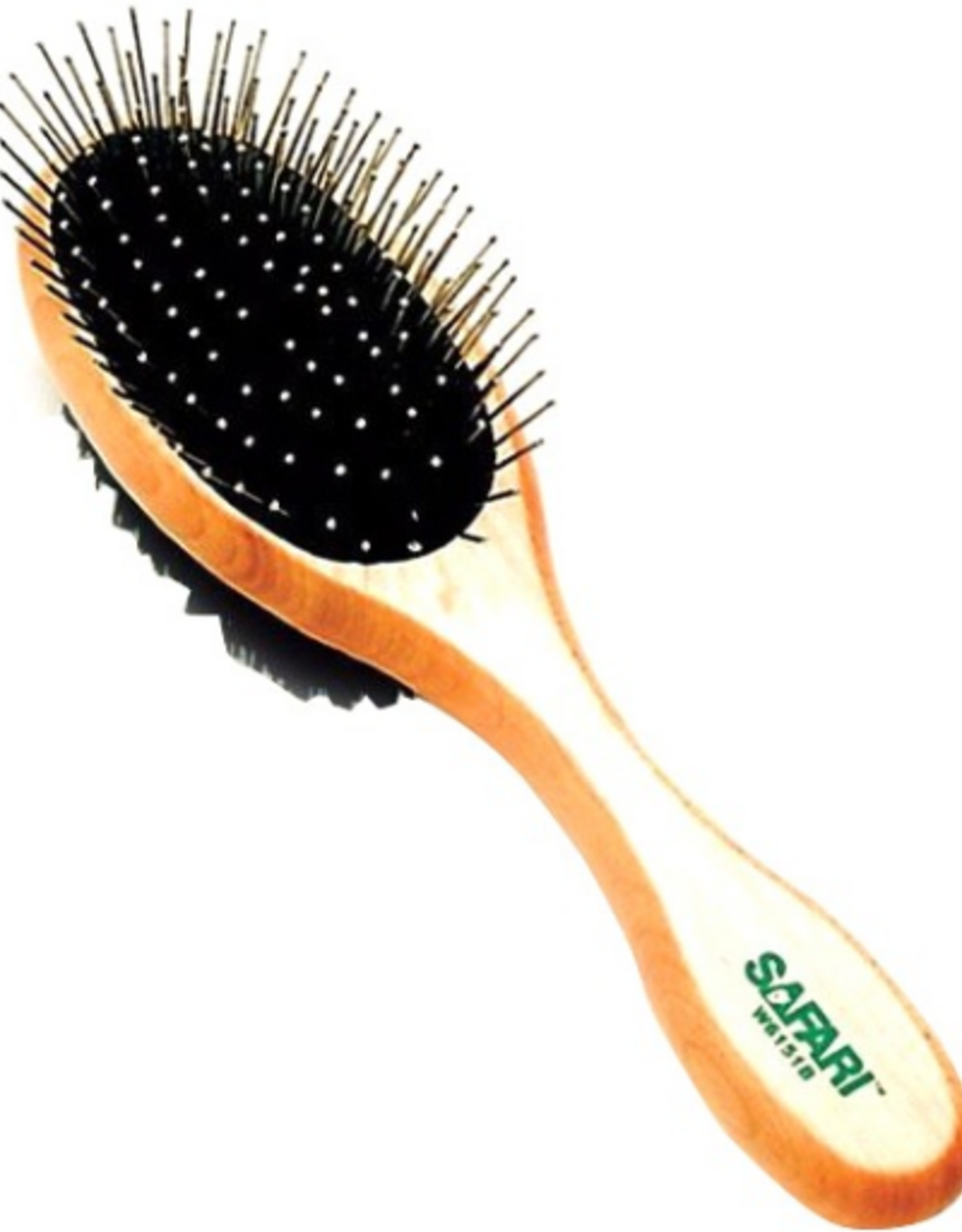 Coastal Pet Products Safari Pin and Bristle Combo Dog Brush - Green Medium