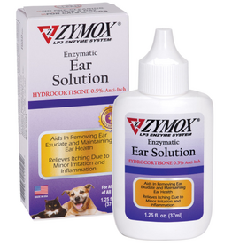 Zymox Zymox Ear Solution With 0.5-Percent Hydrocortisone  1.25 Ounce