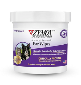 Zymox Zymox Advanced Enzymatic Ear Wipes for Cats & Dogs 100 Count