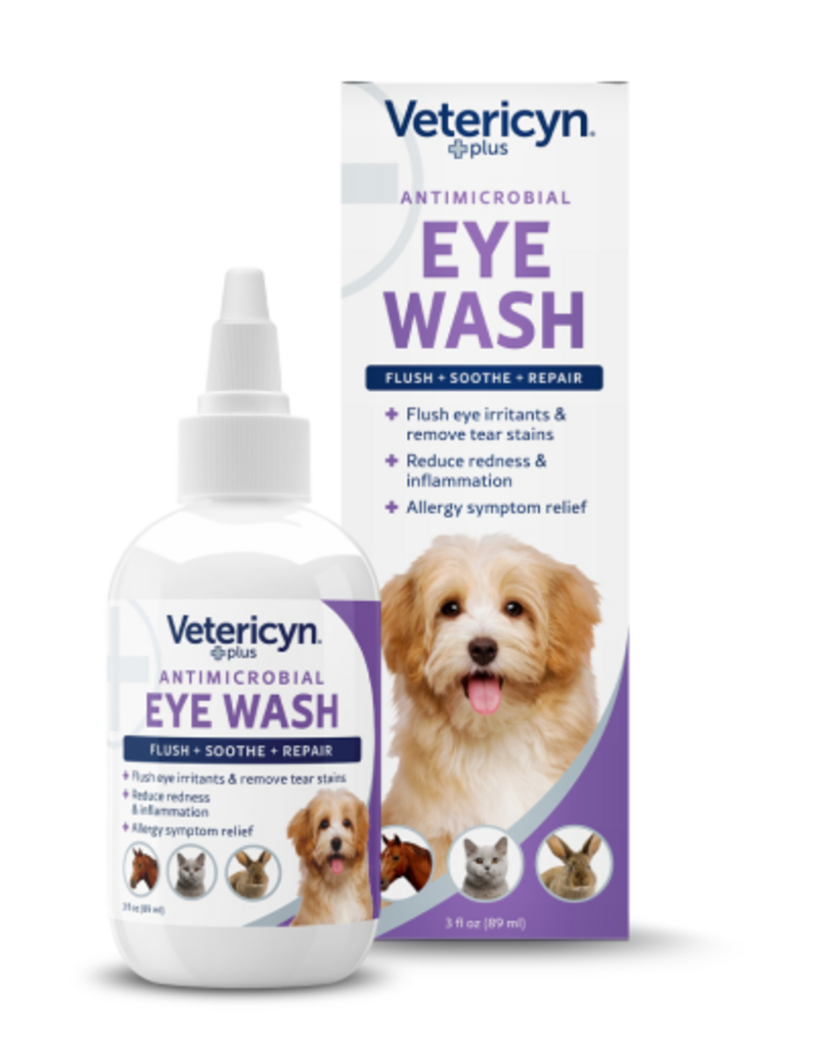 Vetericyn Vetericyn Plus Antimicrobial All Animal Eye Wash  3-ounce