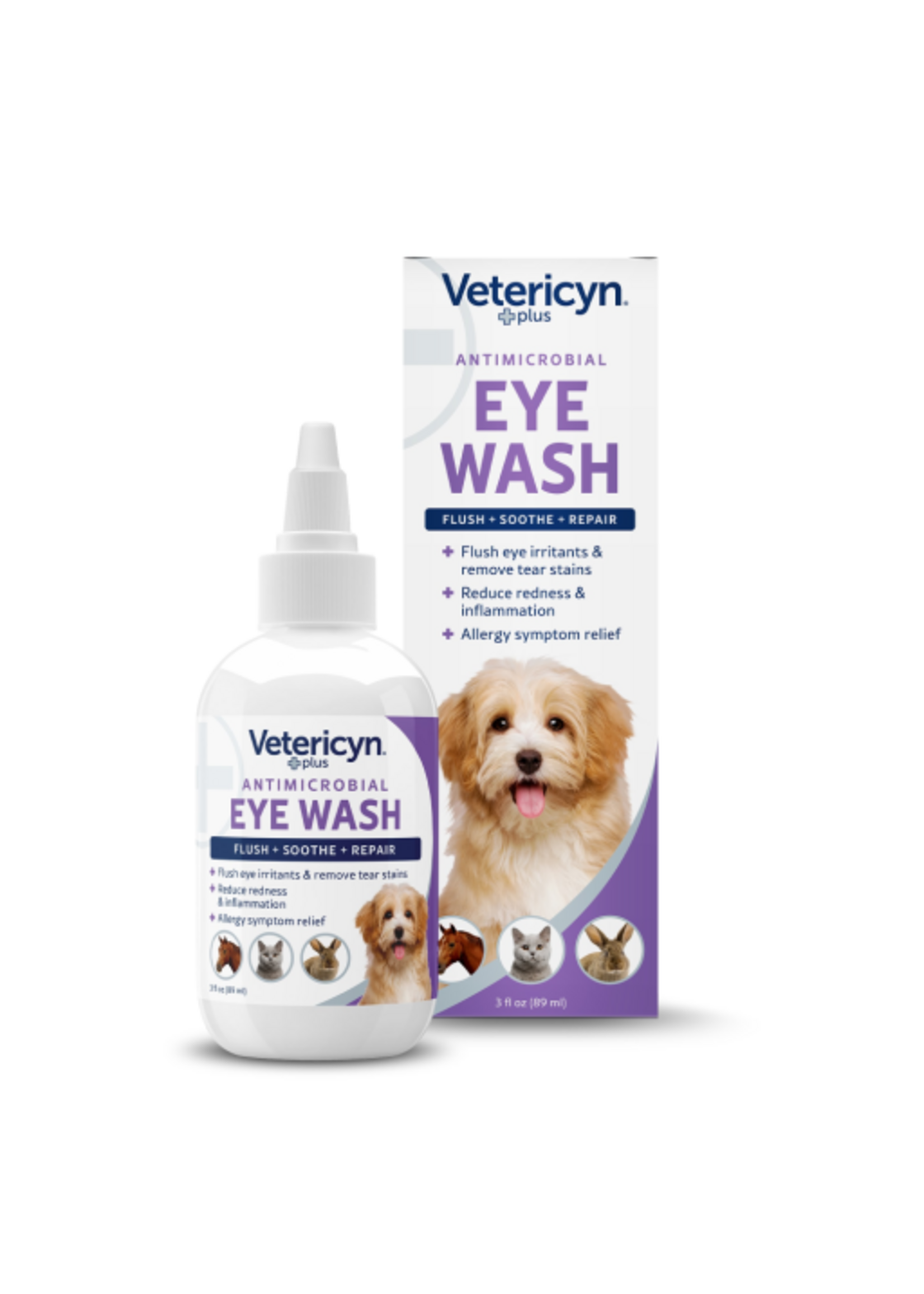 Vetericyn Vetericyn Plus Antimicrobial All Animal Eye Wash  3-ounce