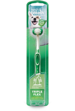 TropiClean Fresh Breath Triple Flex Toothbrush for Small and Medium Dogs