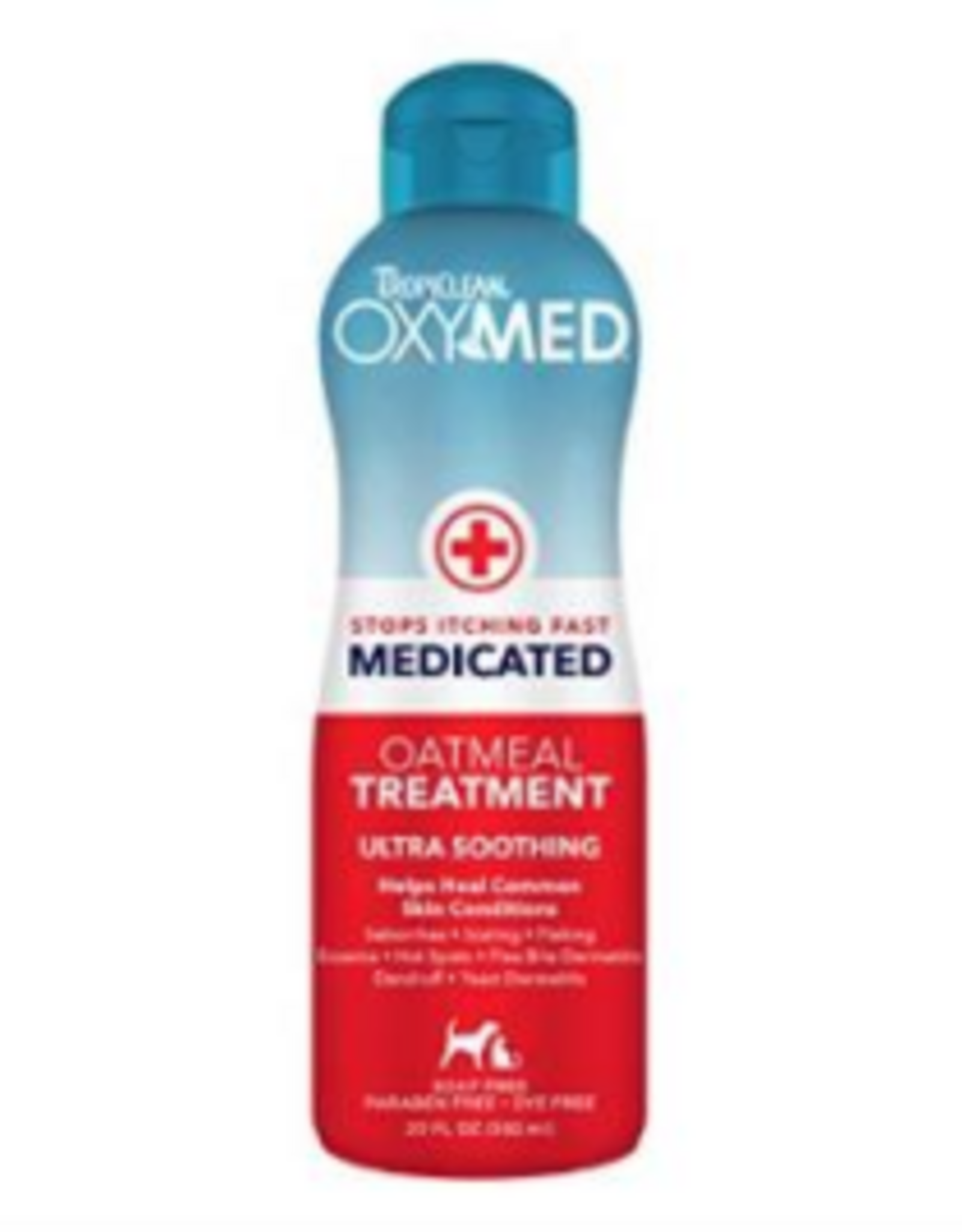 TropiClean OxyMed Medicated Anti Itch Conditioning Treatment for Dogs - 20 oz