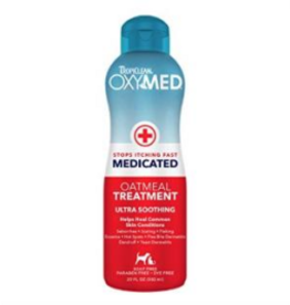 TropiClean OxyMed Medicated Anti Itch Conditioning Treatment for Dogs - 20 oz