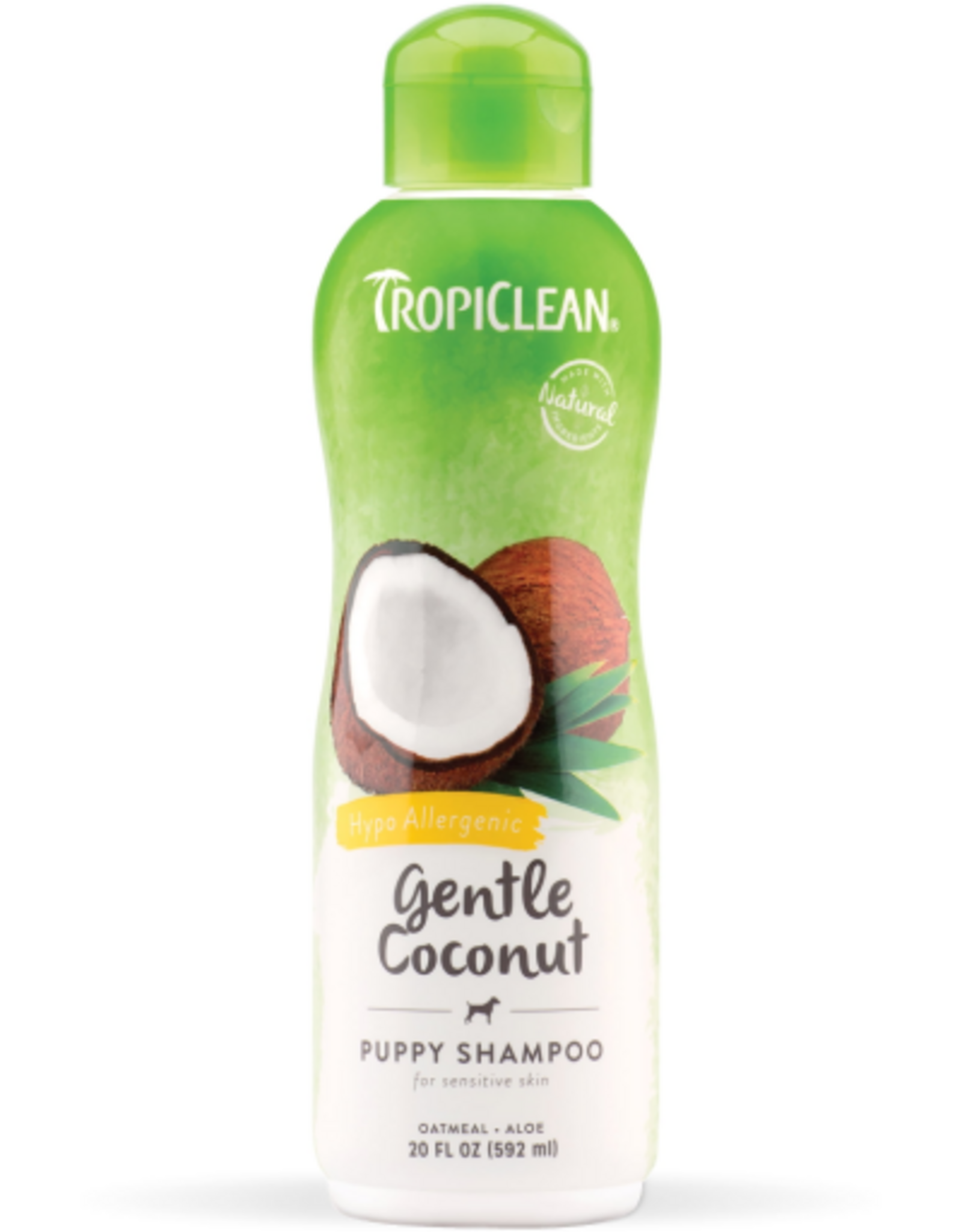 TropiClean Gentle Coconut Hypoallergenic Puppy and Kitten Shampoo - 20 oz