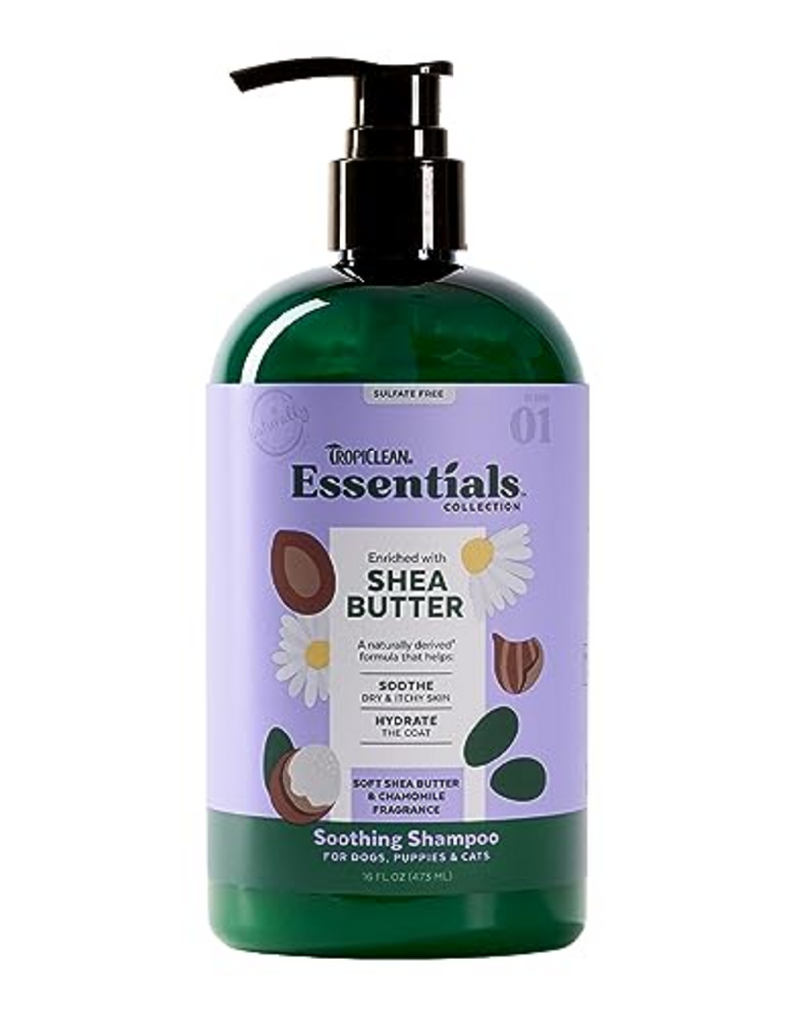 TropiCleanEssentials Shea Butter Conditioner for Dogs - 16 oz