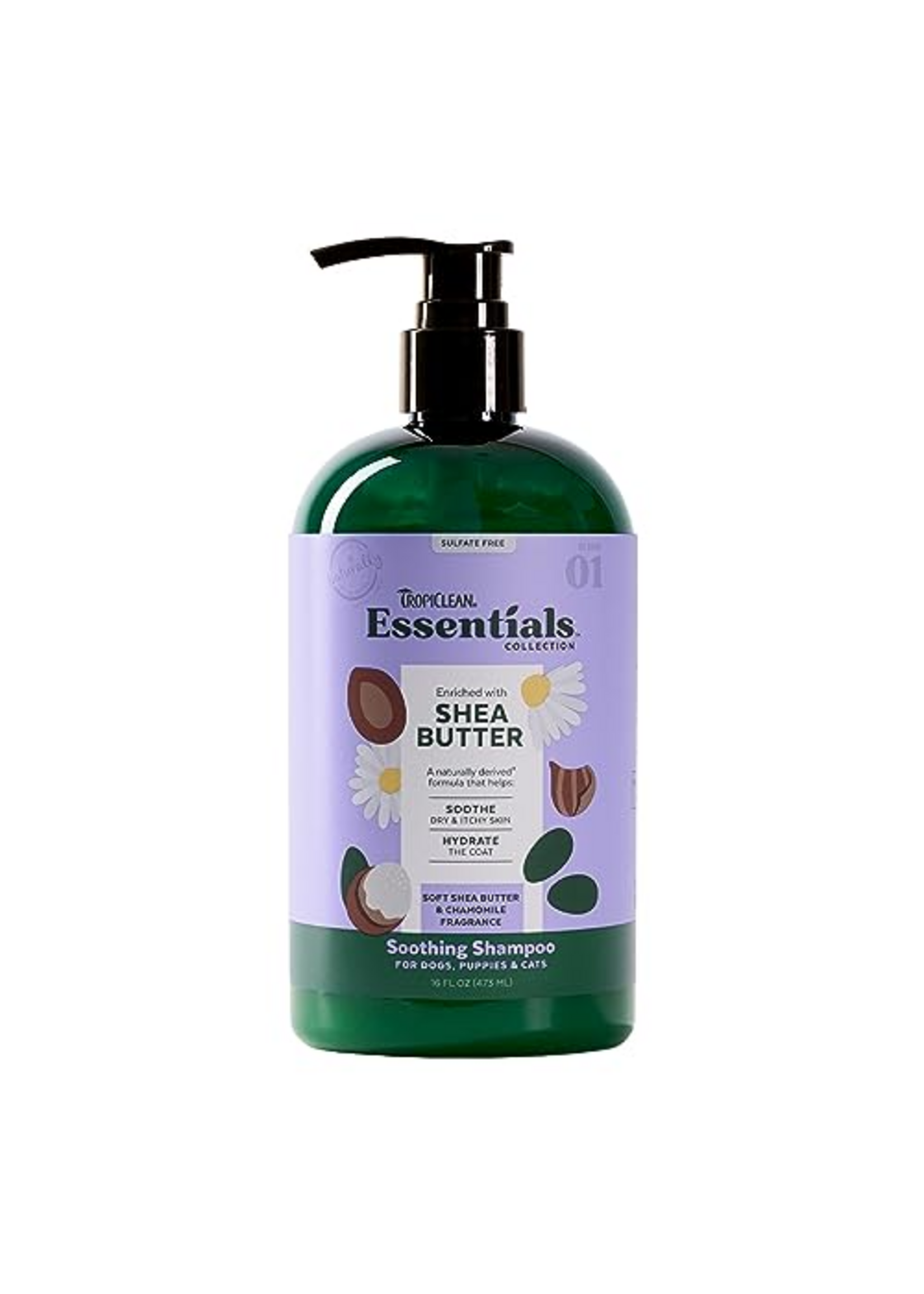 TropiCleanEssentials Shea Butter Conditioner for Dogs - 16 oz