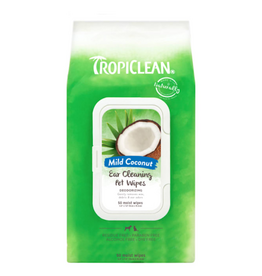 TropiClean Ear Cleaning Wipes for Pets - 50 Count