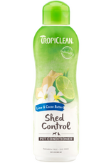 TropiClean Lime & Cocoa Butter Shed Control Conditioner for Dogs - 20 oz