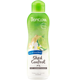 TropiClean Lime & Cocoa Butter Shed Control Conditioner for Dogs - 20 oz