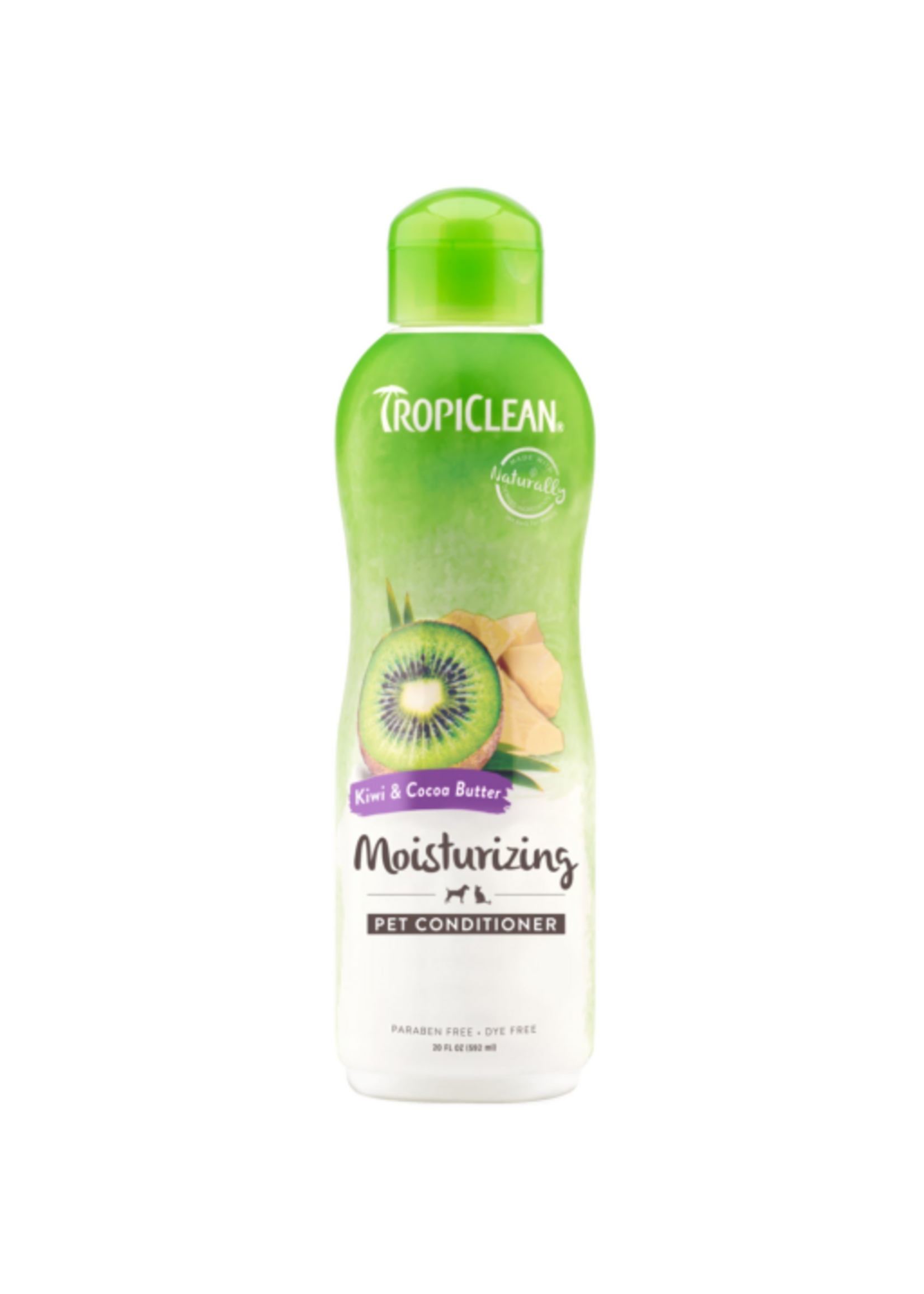 TropiClean Kiwi & Cocoa Butter Moisturizing Conditioner for Dogs & Cats - 20 oz