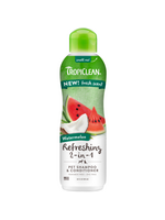 TropiClean Watermelon Refreshing 2-in-1 Shampoo and Conditioner for Dogs - 20 fl. oz.