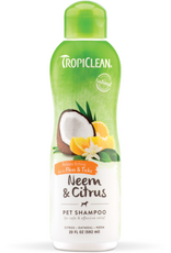 TropiClean Neem & Citrus Flea & Tick Relief Shampoo for Dogs - 20 oz