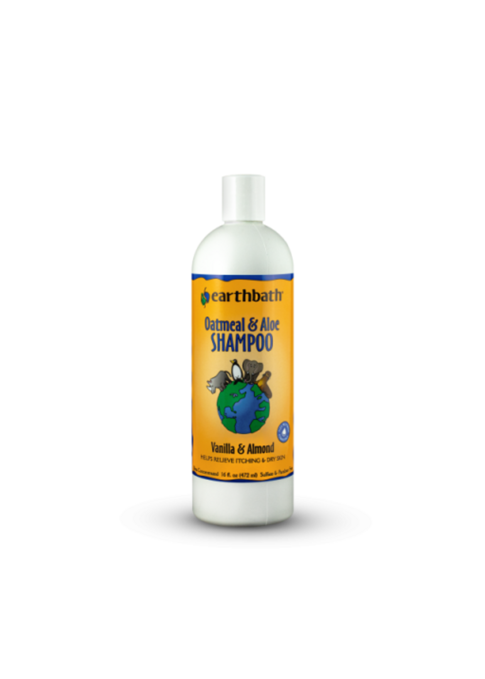 Earthbath Earthbath SHAMPOO OATMEAL & ALOE VANILLA ALMOND 16 oz