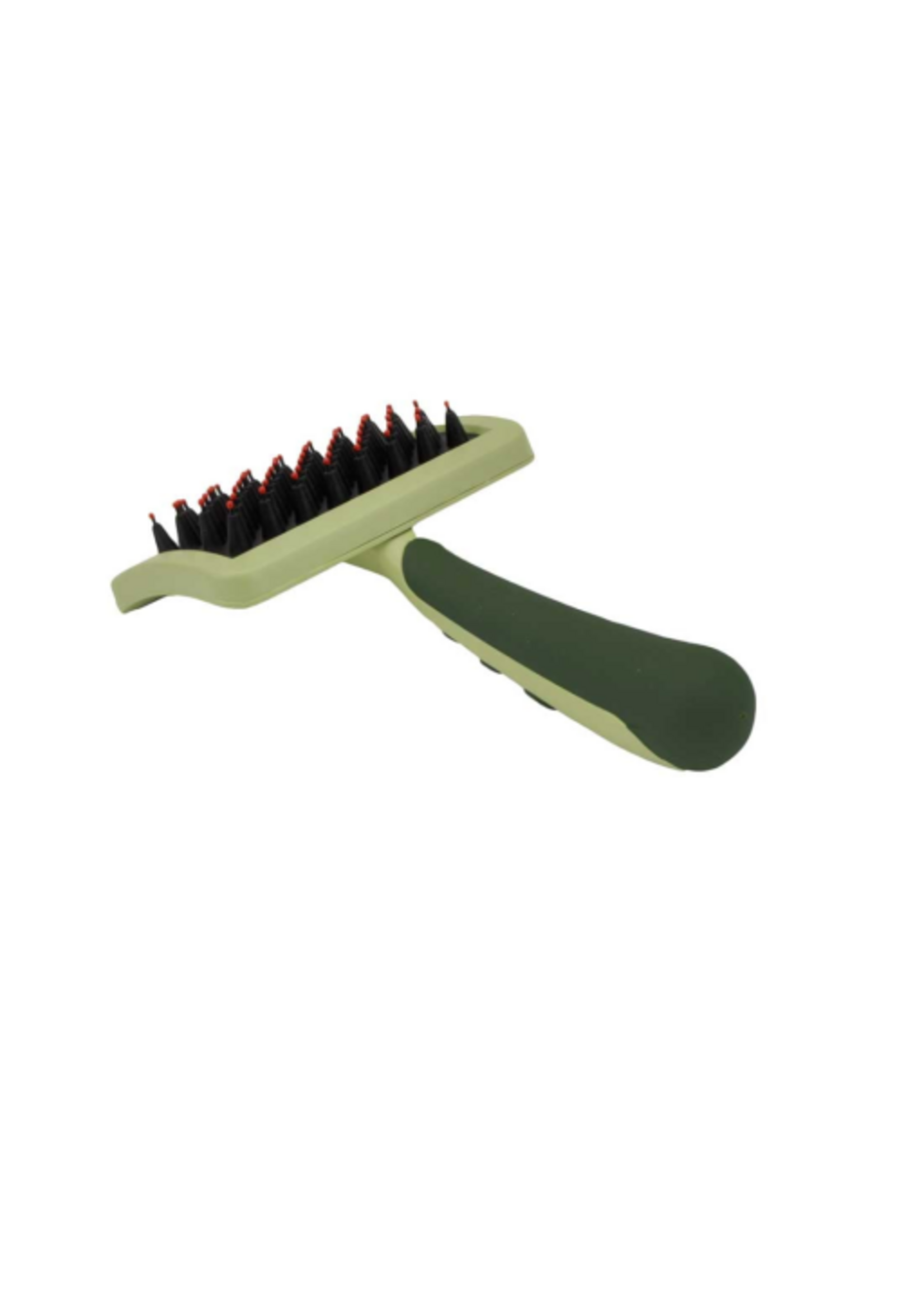 Coastal Pet Products Safari Nylon Coated Tip Dog Brush for Shorthaired Breeds