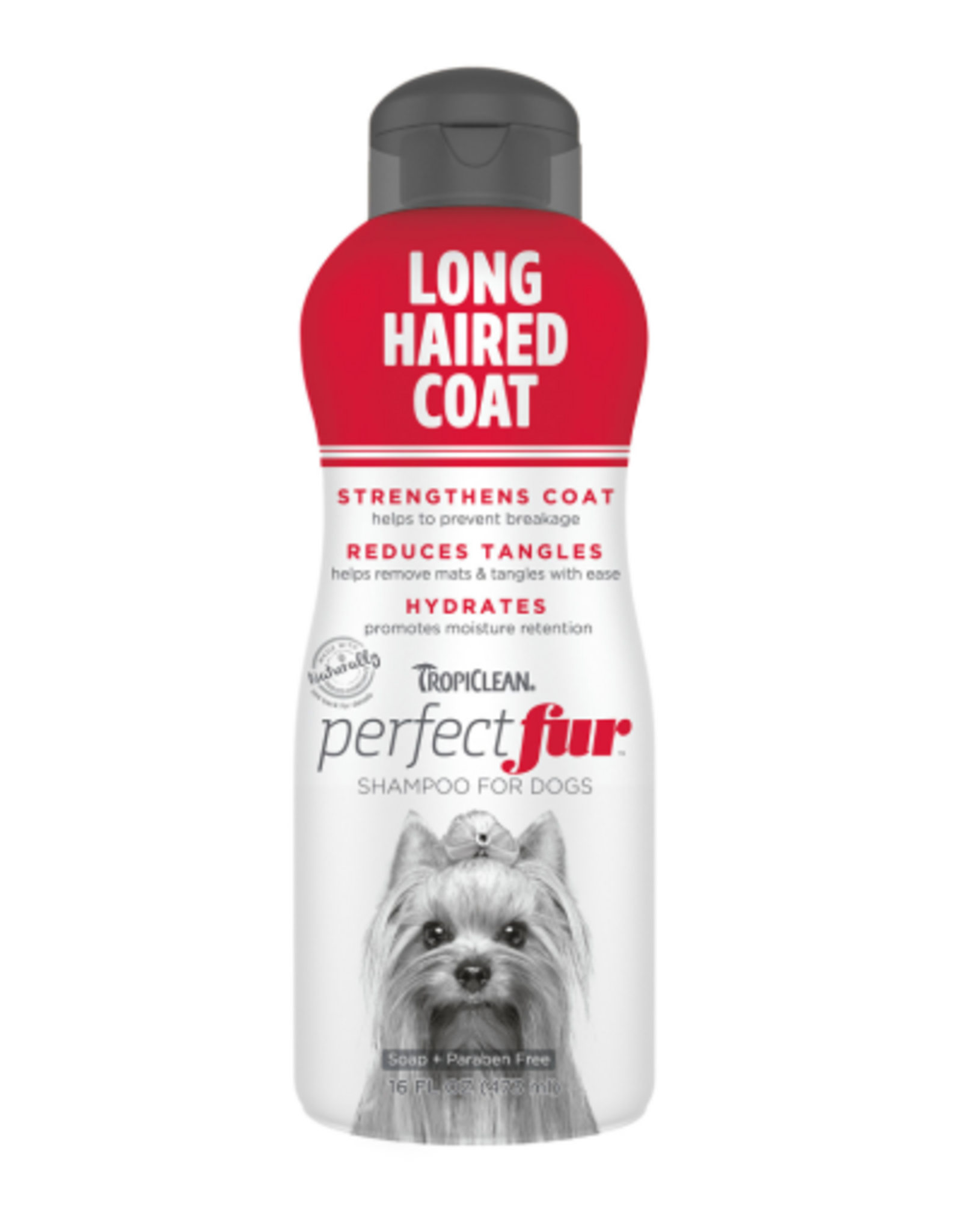 TropiClean PerfectFur Long Haired Coat Shampoo For Dogs 16-Ounce