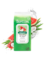 TropiClean Watermelon Dog Wipes for Paws & Butt - 100 Count