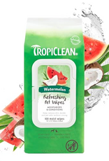 TropiClean Watermelon Dog Wipes for Paws & Butt - 100 Count