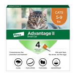 Advantage II Advantage II Vet-Recommended Flea Prevention for Small Cats 5-9 lbs  4-Monthly Treatments