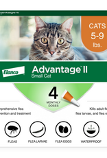 Advantage II Advantage II Vet-Recommended Flea Prevention for Small Cats 5-9 lbs  4-Monthly Treatments