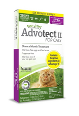 Vetality Vetality Advotect II Cat Flea Treatment Cats 5-9 lb - 6 Doses