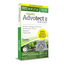 Vetality Vetality Advotect II Cat Flea Treatment >9 lbs