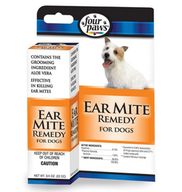 Four Paws Four Paws Aloe Ear Mite Treatment Dog .75oz