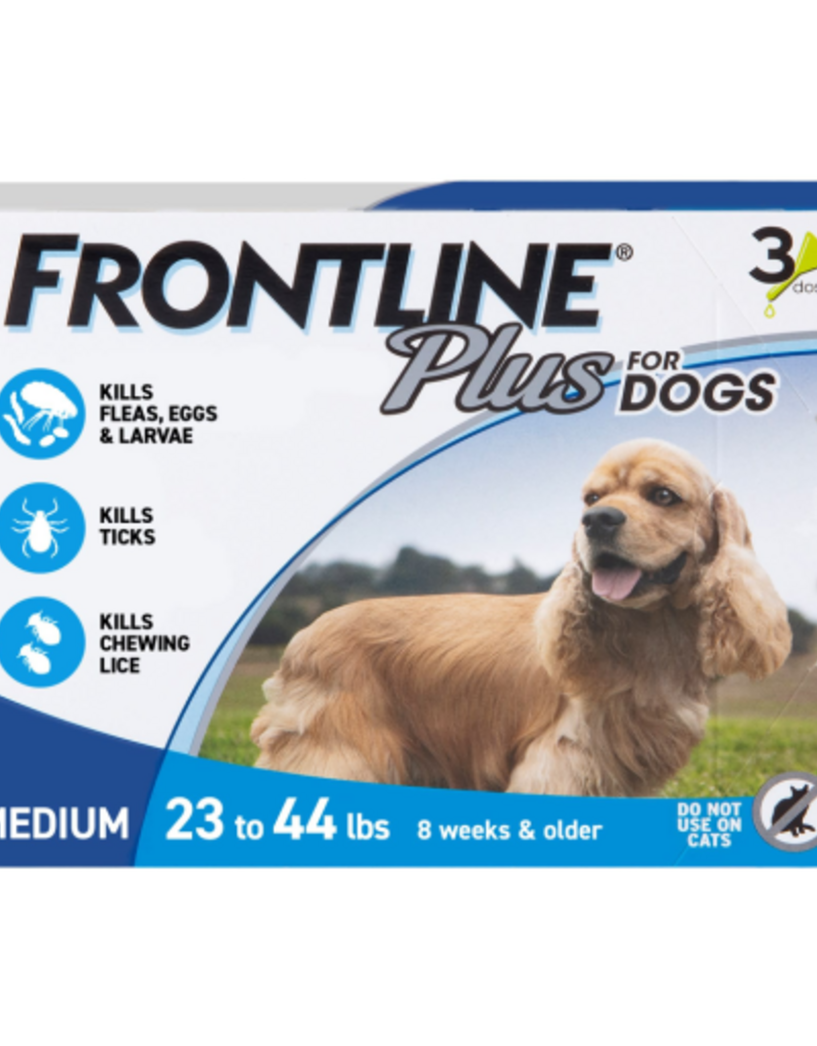 Frontline FRONTLINE PLUS DOG 3PK 23-44LBS MD