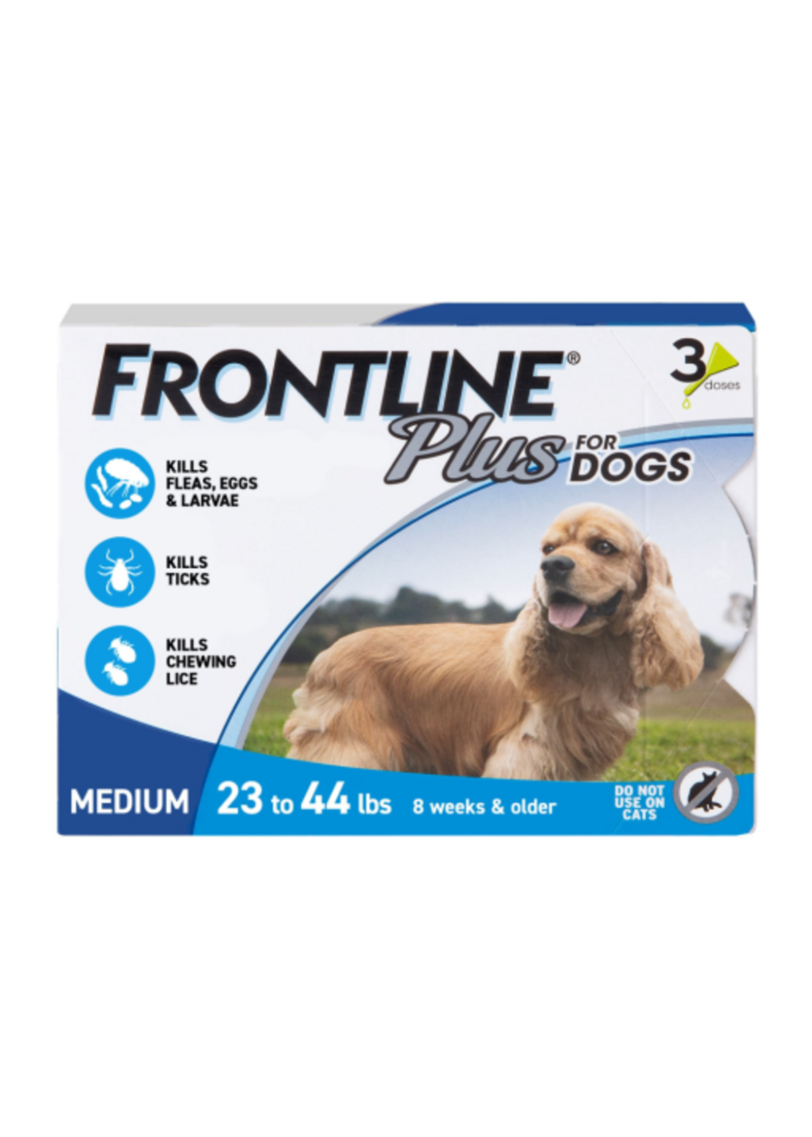Frontline FRONTLINE PLUS DOG 3PK 23-44LBS MD