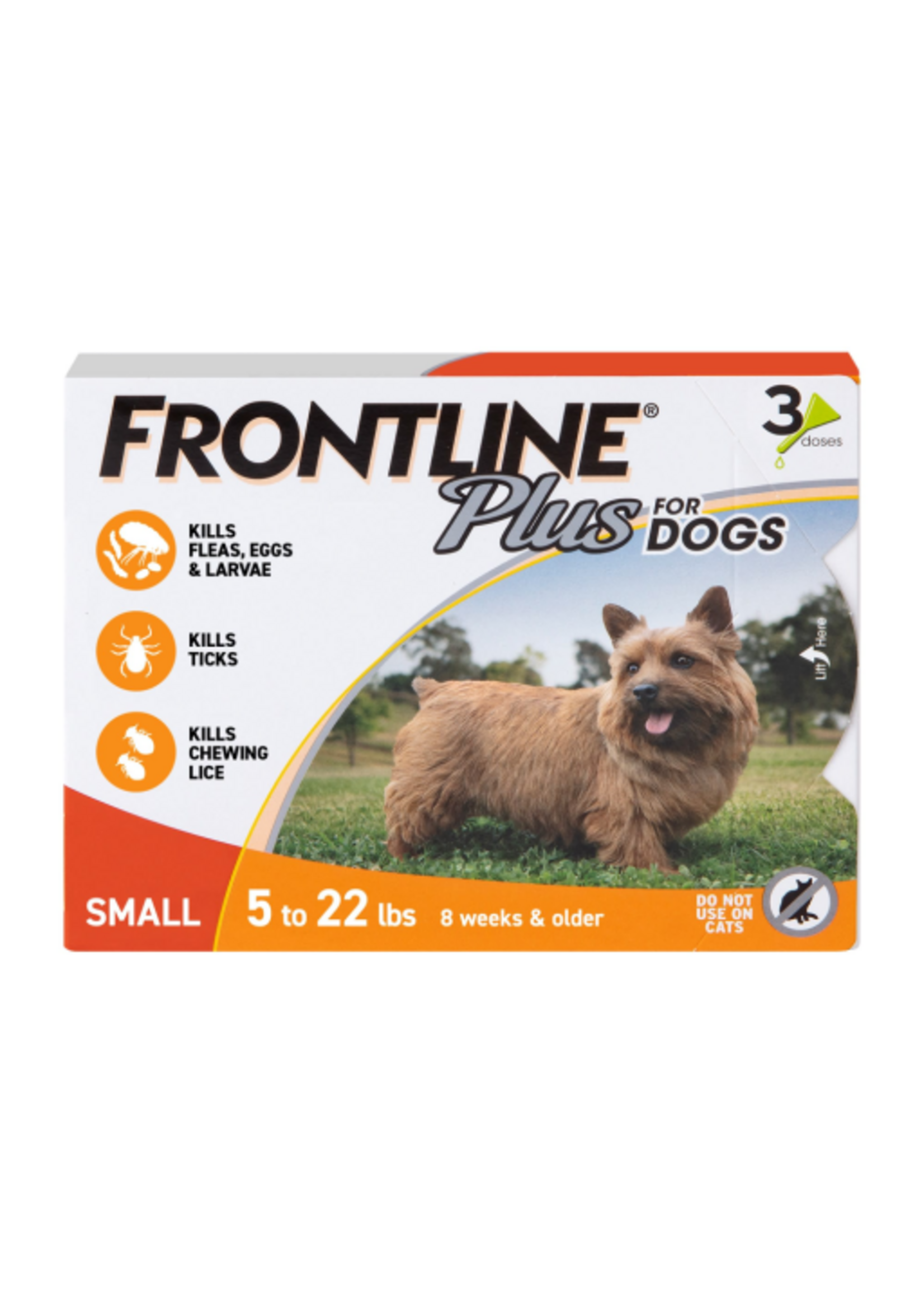 Frontline FRONTLINE PLUS DOG 3PK 1-22LBS SM