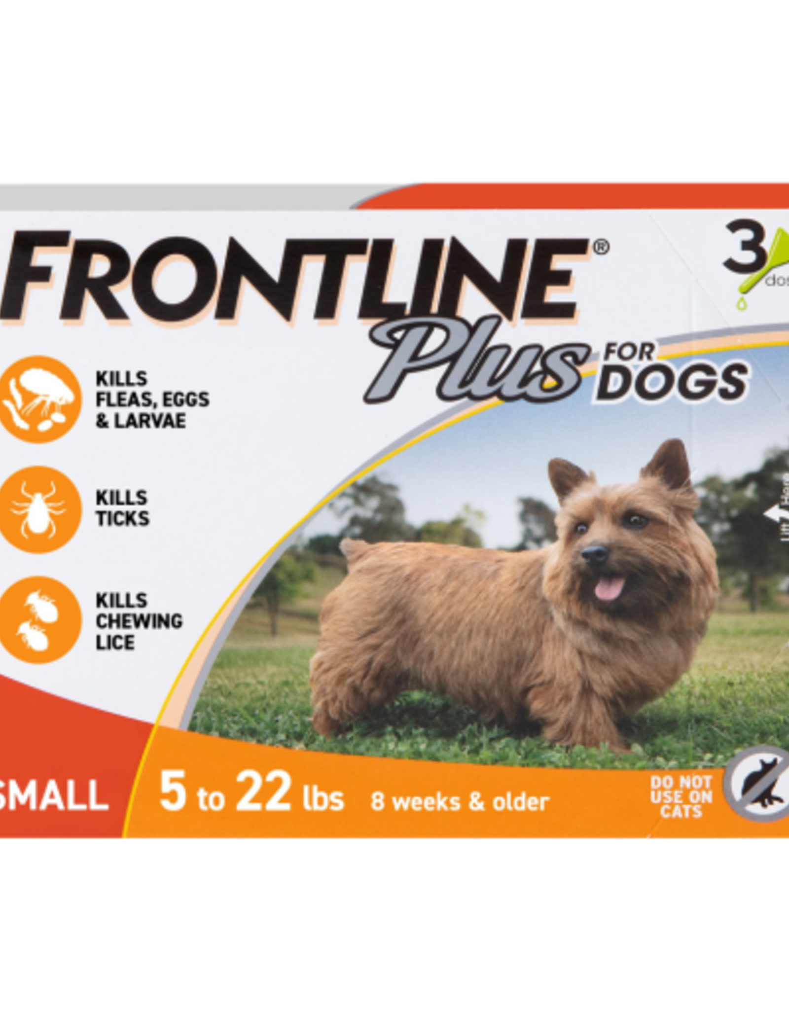 Frontline FRONTLINE PLUS DOG 3PK 1-22LBS SM