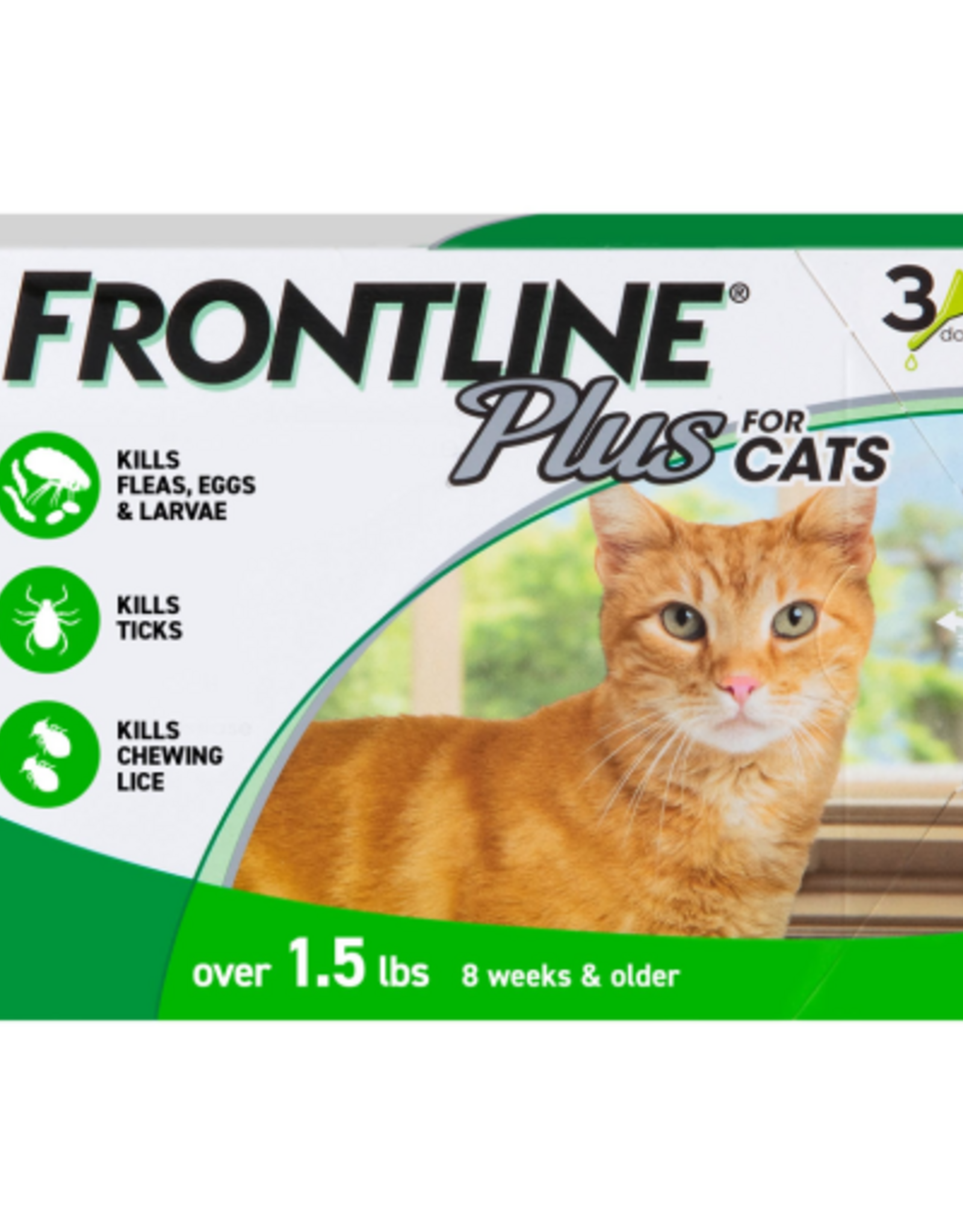 Frontline FRONTLINE® Plus for Cats and Kittens Flea and Tick Treatment - 3 CT