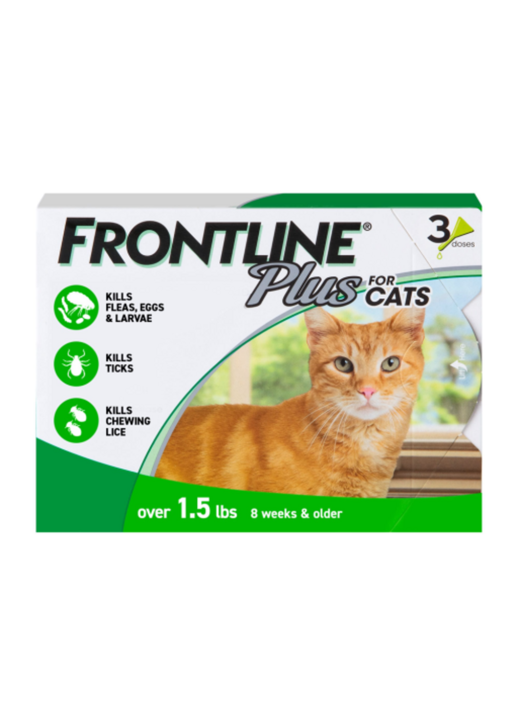 Frontline FRONTLINE® Plus for Cats and Kittens Flea and Tick Treatment - 3 CT