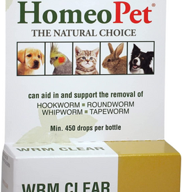 Homeopet HomeoPet Worm Clear 15 ml Homeopathic for Dogs Cats and Birds