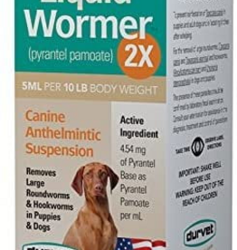 Durvet Durvet Liquid Wormer 2x Dog 8oz
