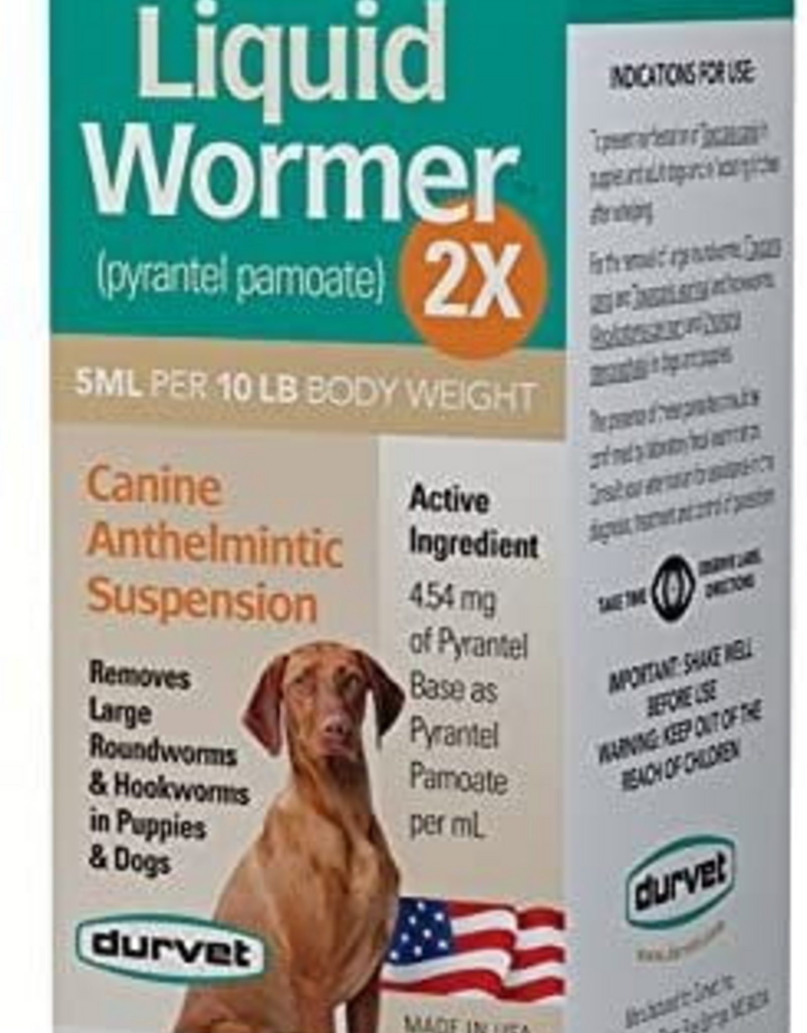 Durvet Durvet Liquid Wormer 2x Dog 8oz