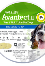 Vetality Vetality Avantect II Flea & Tick Collar for Dogs 26 in - 2 Count