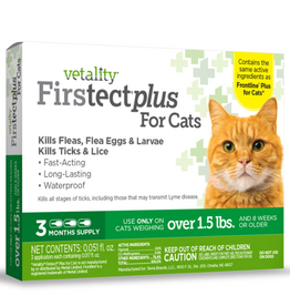 Vetality Vetality Firstect Plus for Cats Over 1.5 lbs. - 3 Doses