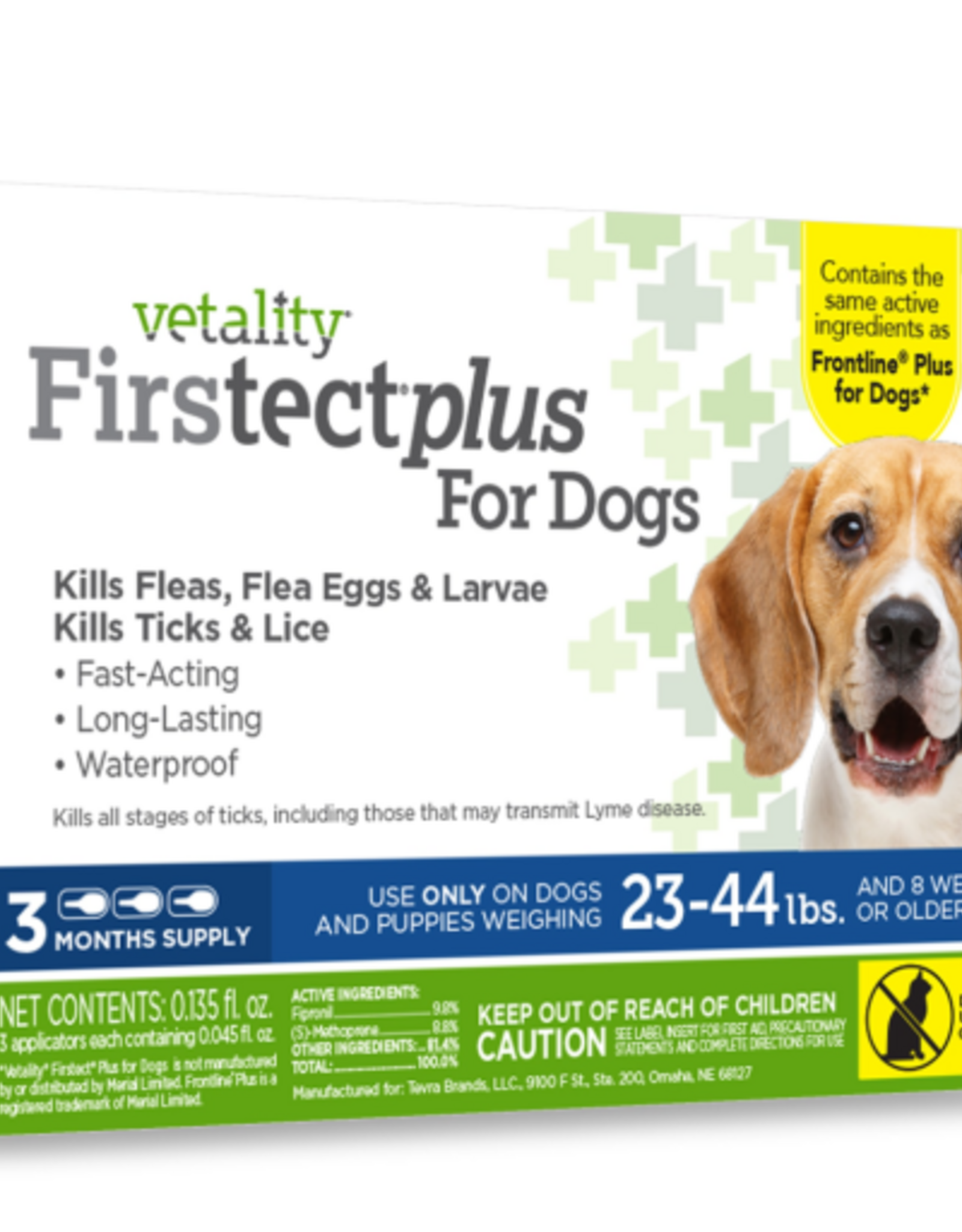 Vetality Vetality Firstect Plus For Dogs 23-44 lbs. 3 Doses