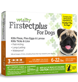Vetality Vetality Firstect Plus For Dogs 6-22 lbs 3 Doses