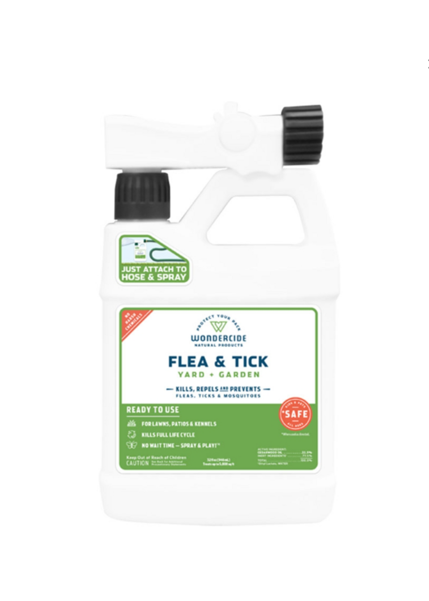 Wondercide Wondercide Natural Ready to Use Yard Flea Tick and Mosquito Spray and Insect Killer - 32 OZ