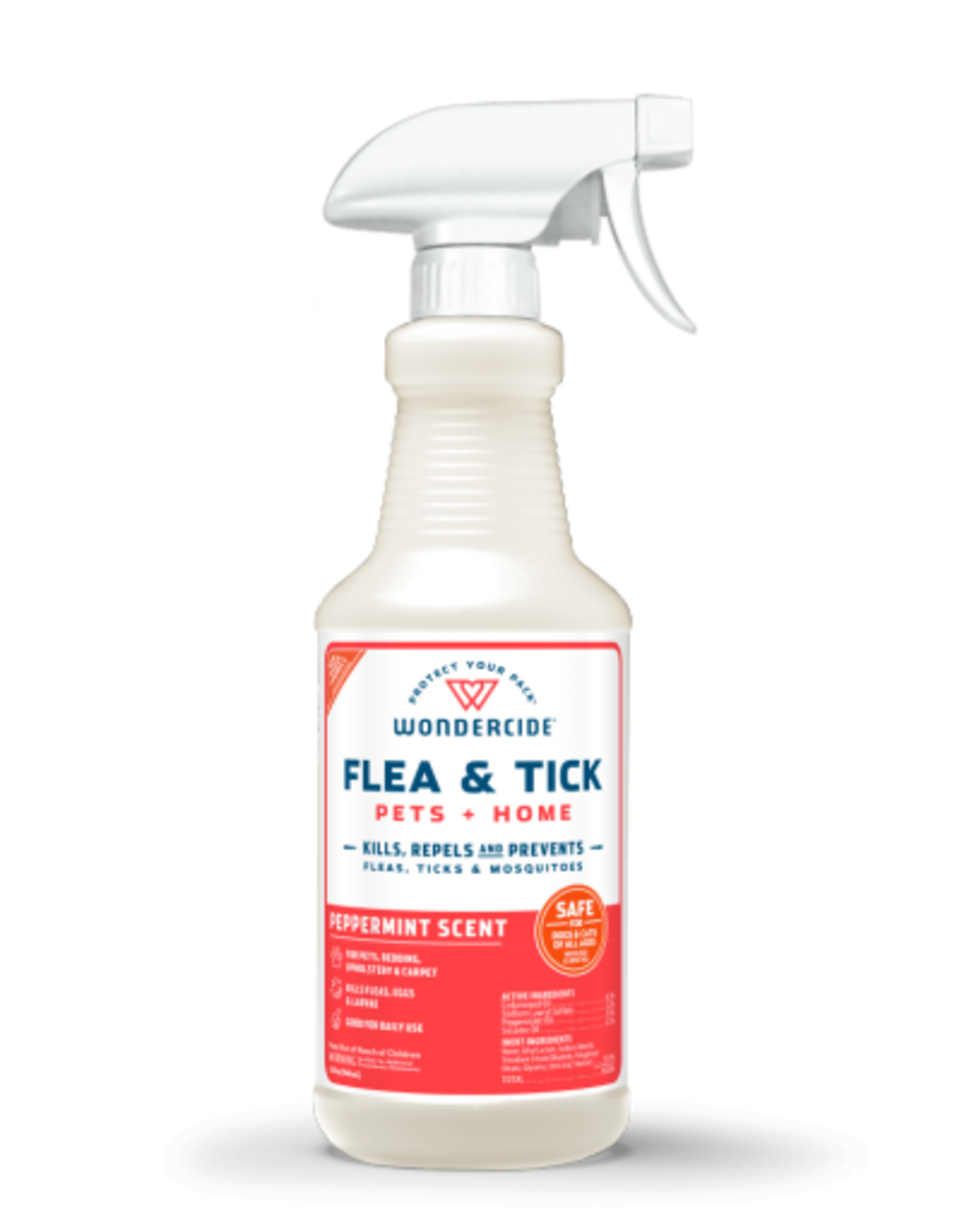 Wondercide Wondercide Flea, Tick and Mosquito Spray for Dogs, Cats & Home - Peppermint 16 oz