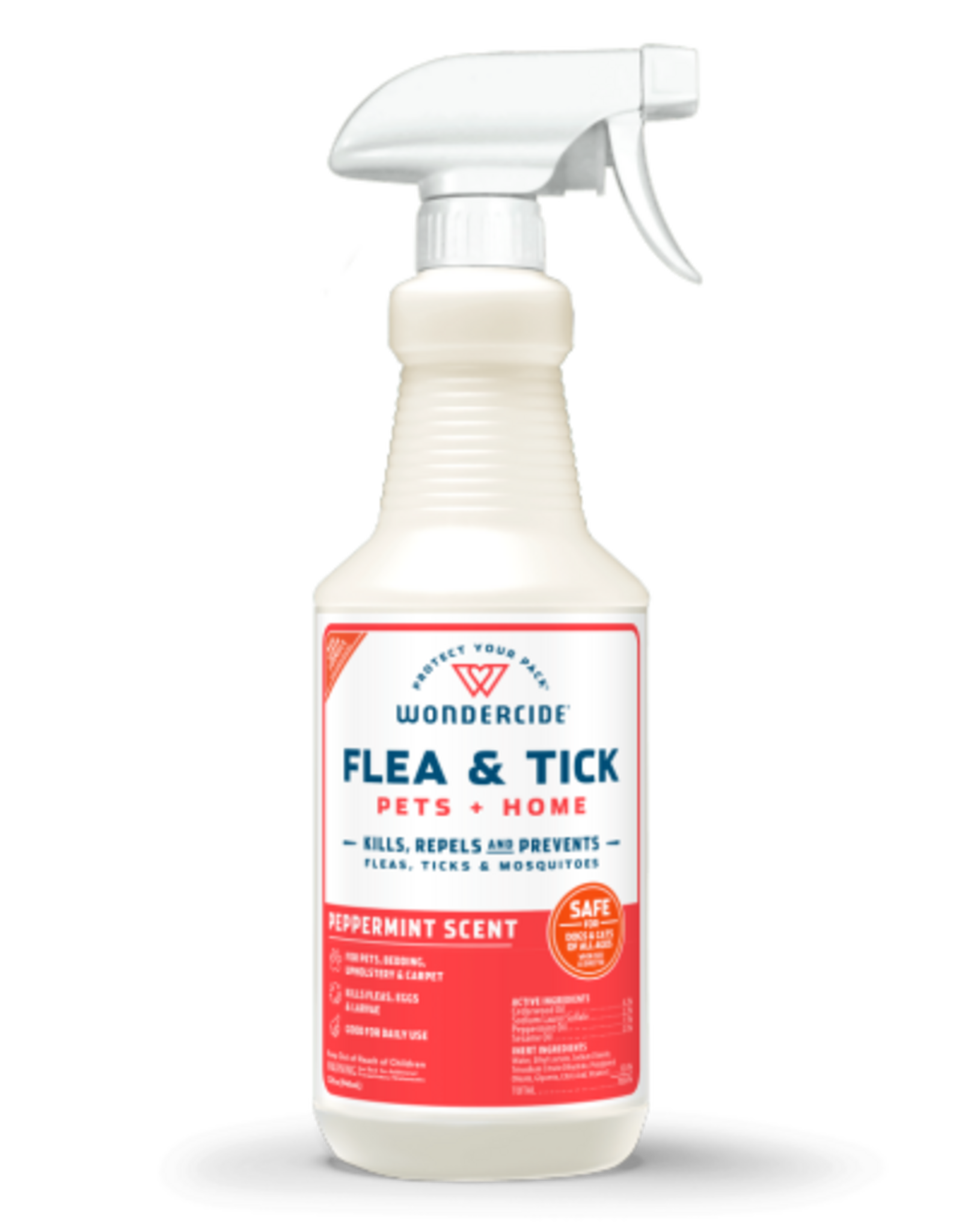 Wondercide Wondercide Peppermint Flea & Tick Spray for Pets Plus Home with Natural Essential Oils, 32 fl. oz., 32 FZ