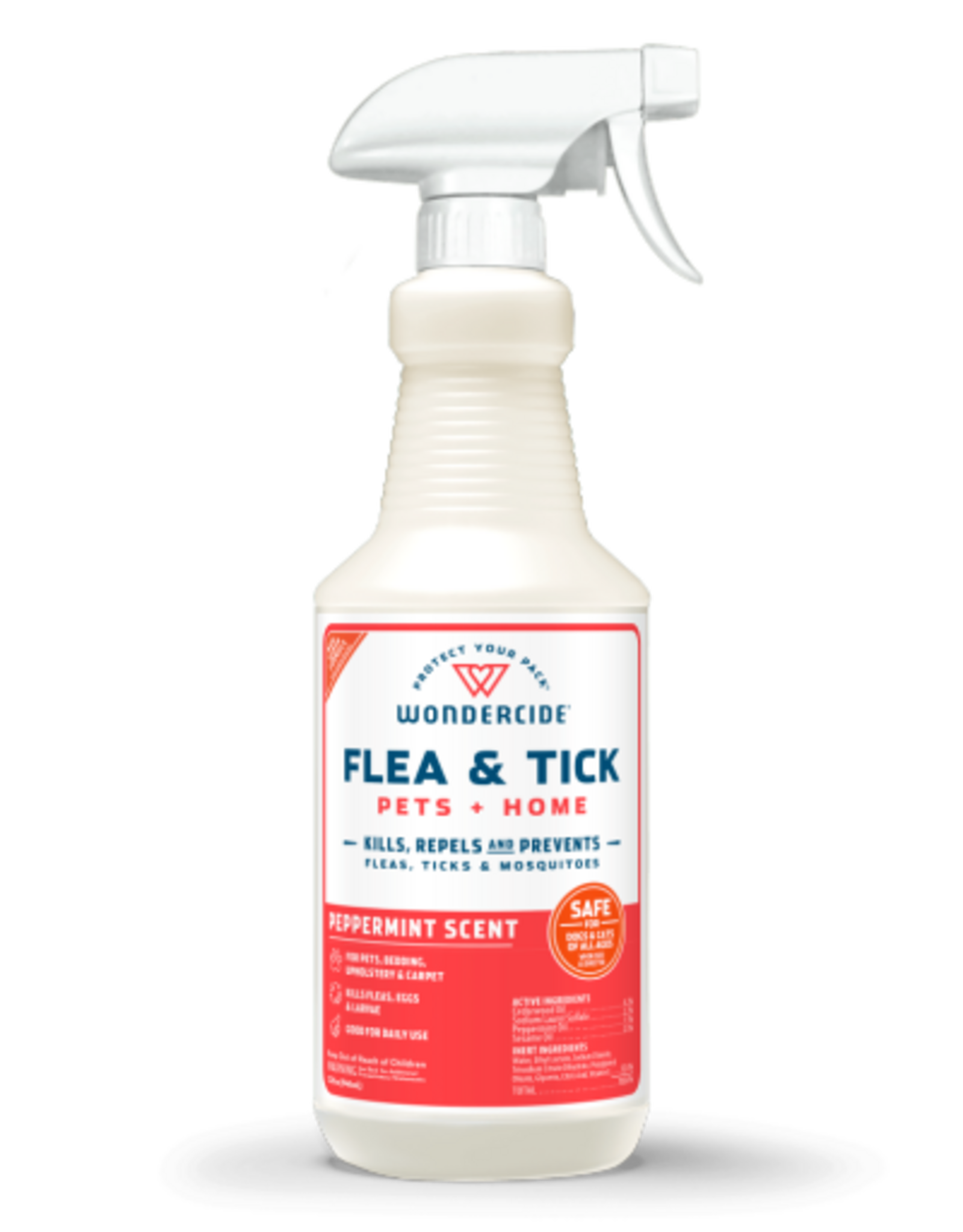 Wondercide Wondercide Peppermint Flea & Tick Spray for Pets Plus Home with Natural Essential Oils, 32 fl. oz., 32 FZ