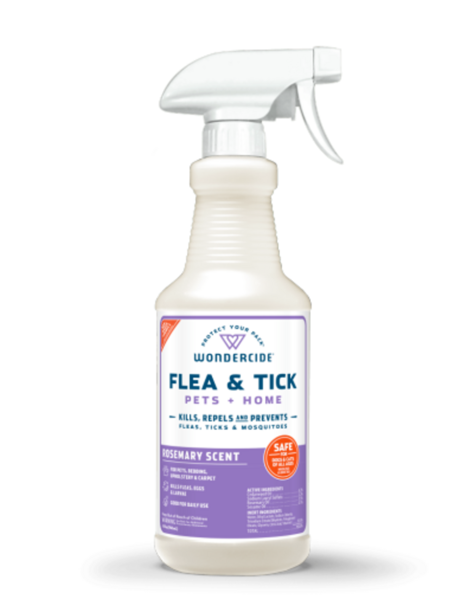 Wondercide Wondercide Flea, Tick and Mosquito Spray for Dogs, Cats & Home - Rosemary 16 oz