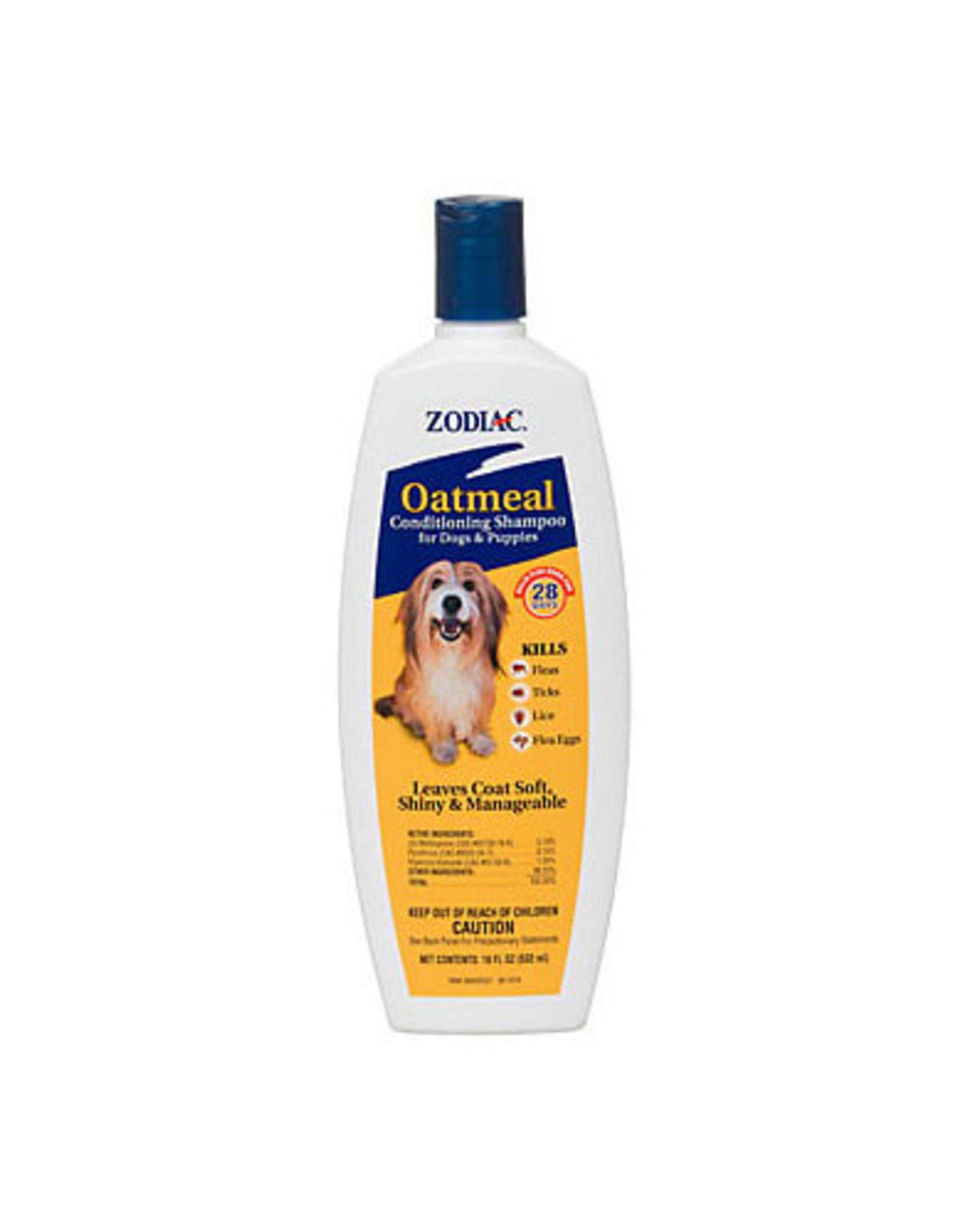 Farnam Zodiac Oatmeal Conditioning Shampoo for Dogs and Puppies 18 oz