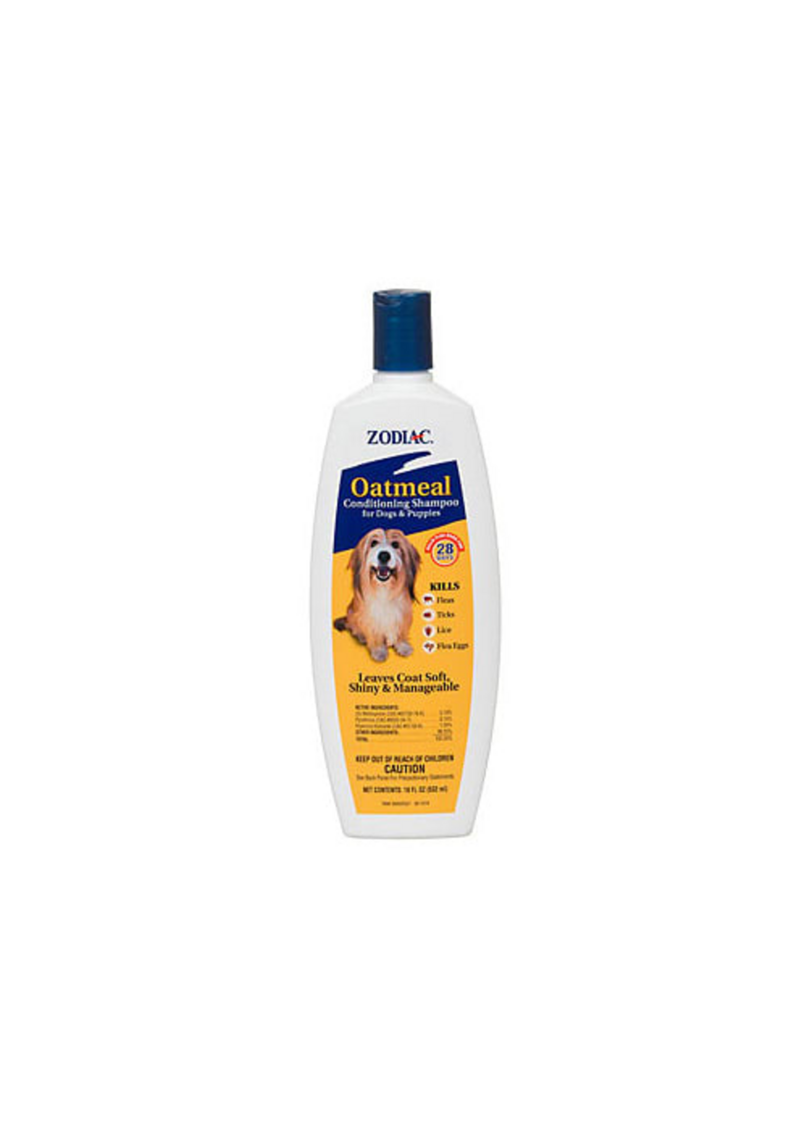 Farnam Zodiac Oatmeal Conditioning Shampoo for Dogs and Puppies 18 oz