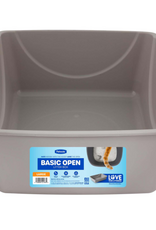 Petmate Petmate Basic Litter Pan Plastic- Large, Gray